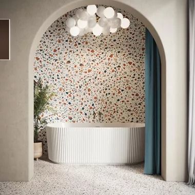 The Wow Factor | Designer Bathroom Ideas | Drench Fluted Bath, 3d Bathroom Design, Freestanding Bath Taps, Wall Mounted Taps, Back To Wall Bath, Bath Panel, Freestanding Bath, Bath Screens, Modern Baths