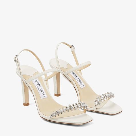 Women's Designer Sale | JIMMY CHOO US Hak Tinggi, Jimmy Choo Heels, Crystal Shoes, Embellished Sandals, Wedding Sandals, Jimmy Choo Shoes, Footwear Design Women, 가을 패션, Bridal Shoes