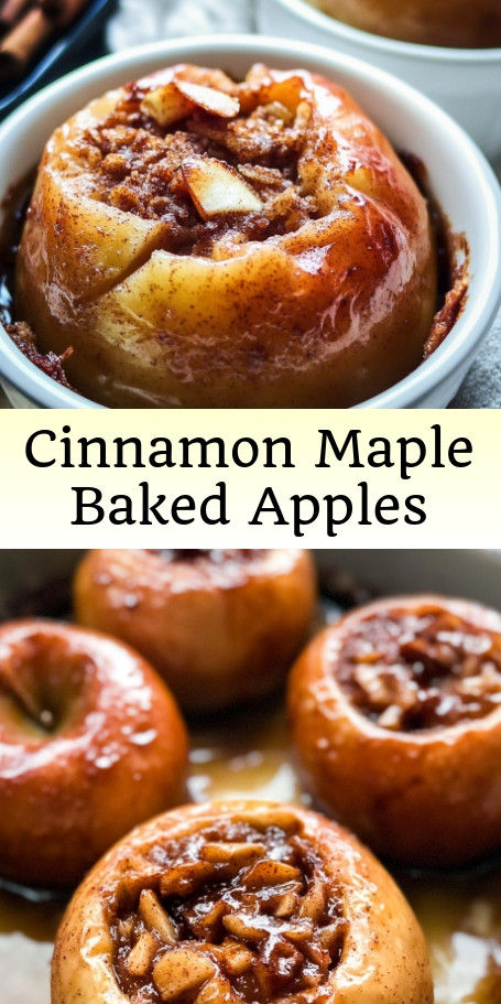 Indulge in the warm and comforting flavors of fall with these delicious Cinnamon Maple Baked Apples. Filled with a sweet and nutty mixture, these apples are the perfect dessert to enjoy on a crisp autumn evening. Easy to make and bursting with flavor, these baked apples will become a new favorite in your fall baking repertoire. Serve them warm with a scoop of vanilla ice cream for the ultimate cozy treat. #BakedApples #FallDesserts #AutumnFlavors #ComfortFood #EasyDessertRecipe Easy Baked Apples, Baked Apple Dessert, Baked Apple Recipes, Dried Berries, Fall Desserts Easy, Baked Fruit, Apple Crisp Recipes, Fall Spices, Apple Desserts