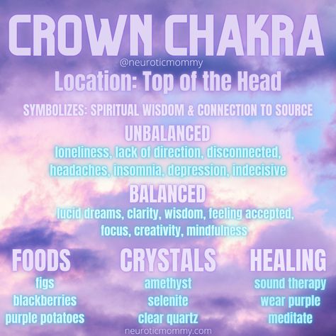 Crown Chakra Foods, Chakra Definition, Chakra Workshop, Chakra Foods, Vegan Superbowl Snacks, Super Bowl Snack Recipes, Vegan Super Bowl, Crown Chakra Healing, Chakra Health