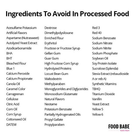 Ingredients To Avoid In Processed Food Processed Food List, Ingredients To Avoid, Benefits Of Organic Food, Toxic Foods, Stevia Extract, Food Babe, Food Additives, Healthy Food List, Healthy Food Options