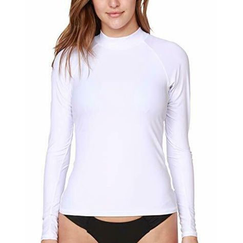 InGear - INGEAR Women's UV Sun Protection Long Sleeve Rash Guard Wetsuit Swimsuit Top - Walmart.com - Walmart.com Swim Shirts For Women, Water Shirt, Water Sports Activities, Swim Shirt, Sleeve Swimsuit, Woman Top, Trendy Fashion Tops, Sun Shirt, Swim Shirts