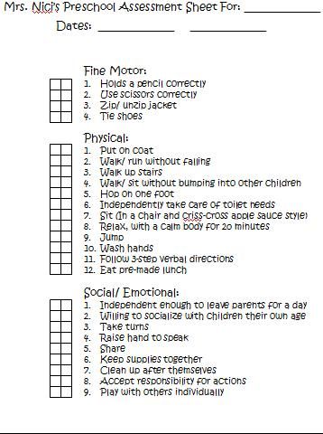 Prek Assessment, Preschool Assessment Forms, Preschool Checklist, Preschool Portfolio, Kindergarten Assessment, Preschool Assessment, Assessment Checklist, Kindergarten Readiness, Creative Curriculum