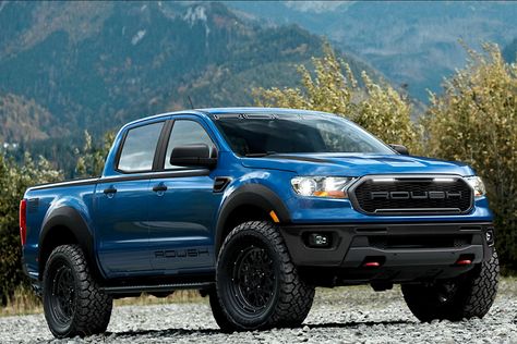 Roush Unleashes Rugged New Ford Ranger. Ford was taking too long with the Ranger Raptor, so Roush built its own. New Ford Ranger, American Expedition Vehicles, Exterior Upgrades, 2020 Ford Ranger, Roush Mustang, Ranger Ford, Tacoma World, Ford Motorsport, Ford Ranger Raptor