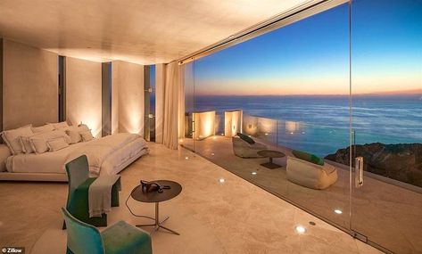 Inspiring Interiors, Glass Walls, Modern Mansion, Alicia Keys, Family Property, Celebrity Houses, La Jolla, House Inspo, Luxurious Bedrooms