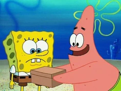 The Secret Box/Band Geeks (2001) Spongebob Dan Patrick, Tom Kenny, Dan Patrick, Spongebob Party, Ideas Cumpleaños, Diy Best Friend Gifts, Pineapple Under The Sea, Bff Gifts Diy, Spongebob Patrick