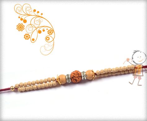 Rudraksh #Rakhi Collection 2015 – Send #Rakhi to #India, #USA, #UK, #Canada, #Australia, #Dubai #NZ #Singapore. Simple Rudraksh Rakhi with Beads, surprise your loved ones with roli chawal, chocolates and a greeting card as it is also a part of our package and that too without any extra charges. http://www.bablarakhi.com/send-fancy-rakhi-online/1025-send-simple-rudraksh-rakhi-with-beads-online.html Rudraksh Rakhi, Rakhi 2024, Rakhi Online, Rakhi Design, Beads Online, Photo Art Gallery, Diy Shoes, Chocolates, Photo Art