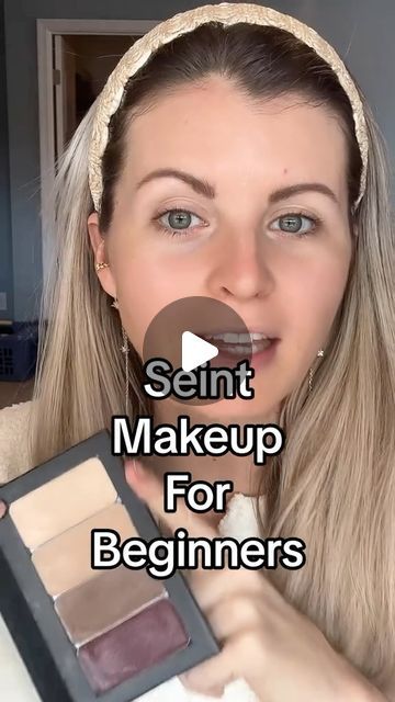 Chelsea Bare on Instagram: "Just got your makeup in?? Grab your palette and walk through it with me! 💗 If you want to try this makeup, go to colormatchbychelsea.com or comment “match” #seint #seintbeauty #seintartist #seintmakeup #easymakeup #seintofficial #makeup #creammakeup #makeupartist #beauty #mommakeup #seintmakeupartist #seintbeautyartist #iiidfoundation #highlightandcontour #momlife #beginnermakeup #makeupover #makeuptutorial #simplemakeup #hac #quickmakeup #contour #over #mua #minutemakeup #makeupforbeginners #makeovermonday #onecompactmakeup #makeuplooks" Makeup For Dummies Step By Step, Step By Step Full Face Makeup, Contour Makeup For Beginners Step By Step, How To Apply Seint Make Up, Seint Makeup Color Match Chart, Seint Makeup Tutorials For Beginners, Seint Candlelit, How To Apply Makeup Step By Step, Easy Contouring For Beginners