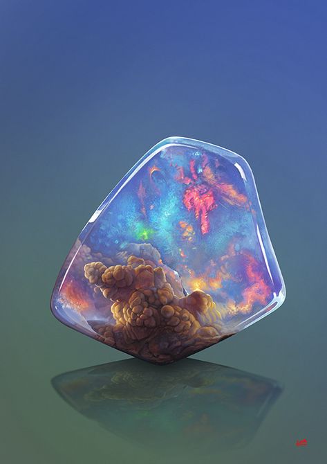 Luz Opal, Cool Rocks, Mineral Stone, Crystal Gems, Crystals Minerals, Agate Stone, Texture Painting, Enjoy It, Cartoon Design