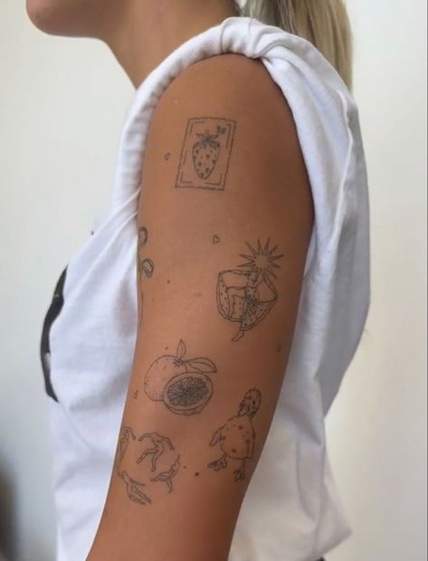 Back Of Elbow Tattoos For Women, Lauren Asher, Silhouette Tattoos, Petite Tattoos, Horror Tattoo, Dainty Tattoos, Subtle Tattoos, Dream Tattoos, Little Tattoos