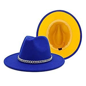 Wide Brim Fedora, Hat Fedora Hat Outfits, Fedora Fashion, The Mask Costume, Fashion Style Women, Hat Fedora, Crown Hat, Wide Brim Fedora, Royal Blue And Gold, Outfits With Hats