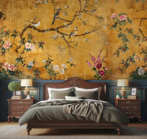 This Wallpaper item by Richwallpaper has 29 favourites from Etsy shoppers. Is dispatched from Türkiye. Listed on 20 Sep, 2024 Chinese Inspired Wallpaper, Bird And Flower Wallpaper, Chinoiserie Style Bedroom, Asian Art Wallpaper, Gold Flower Wallpaper, Zen Apartment, Bedroom Pallet, Removable Wallpaper For Renters, Asian Inspired Bedroom