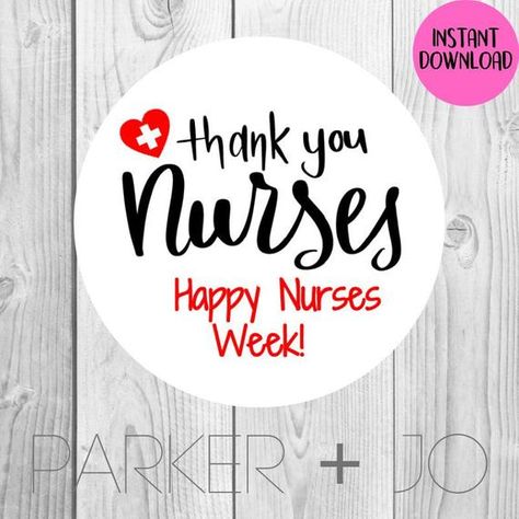 INSTANT DOWNLOAD Thanks for All You Do / Happy Nurses Week / Nurse Appreciation Week Gift Tags Nurses RN Printable Stickers, Labels, Tags Happy Nurse, You're The Balm, National Nurses Week, Thank You Nurses, Nurse Appreciation Week, Lip Balm Labels, Happy Nurses Week, Appreciation Printable, Nurses Week Gifts