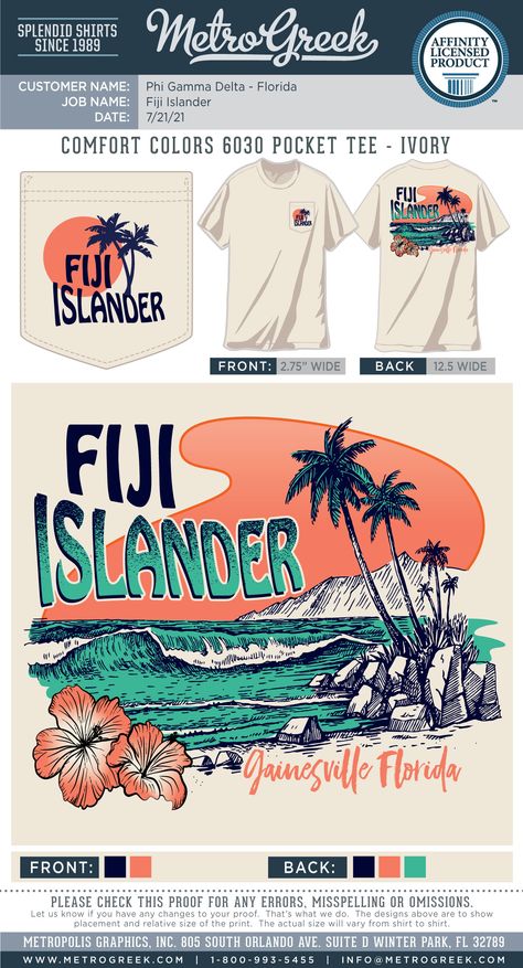 Fiji Islander Shirt | Phi Gamma Delta | Fraternity Shirt | Metro Greek | Beach Party | Beach Shirt | Greek Shirts Luau Theme Tshirts, Beach Sorority Shirt, Beach Shirt Ideas, Beach Party Illustration, Beach Tshirt Ideas, Beach Tshirt Designs, Zipper Drawing, Beach Shirt Design, Fraternity Shirt Design