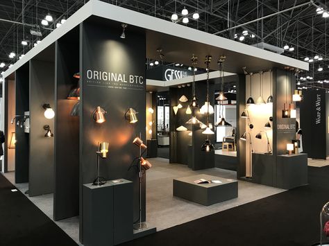 Original BTC at ICFF New York #ICFF2017 #Design #Lighting #NewYork Light Showroom Design Interiors, Light Showroom Design Display, Lighting Showroom Design, Lights Showroom, Showroom Lighting, Electrical Shop, Modern Luxury Interior, Hm Home, Showroom Display