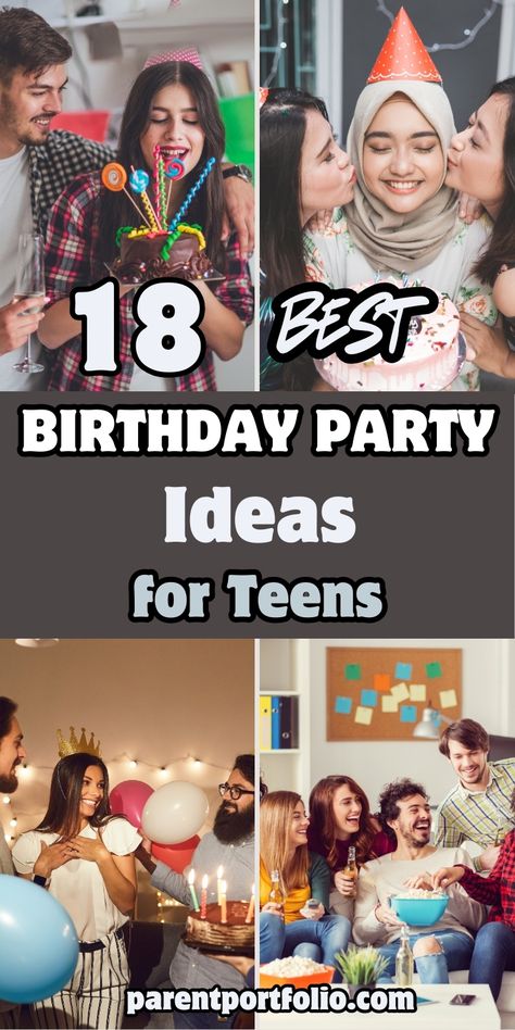 Looking for the best birthday party ideas for teens? Check out these 18 creative and fun ideas that will make your teen’s celebration unforgettable. From themed parties to unique activities, find the perfect way to celebrate in style. Get inspired to throw an epic teen birthday party today! Birthday Party Ideas For Teens, Best Birthday Party Ideas, Fun Birthday Ideas, Fun Birthday Party Ideas, Party Ideas For Teens, Teen Birthday Party, 14th Birthday Party Ideas, Teenage Parties, Birthday Activities