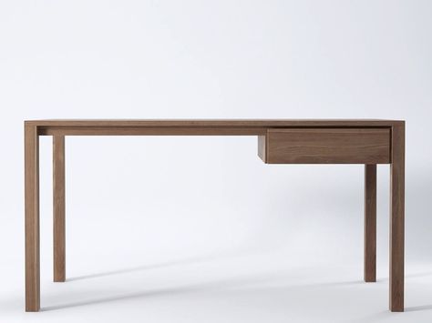 SOLID Writing desk by KARPENTER design Hugues Revuelta Wooden Writing Desk, Drawers Design, Writing Desk With Drawers, Desk With Drawers, Price List, Writing Desk, Home Deco, Dining Bench, Entryway Tables