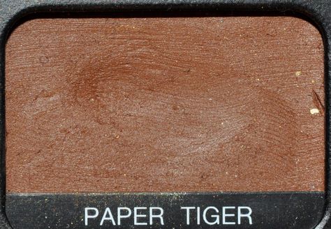 Eyeshadow Aesthetic, Paper Tiger, Nars Eyeshadow, Orange Eyeshadow, Eyeshadow Collection, Makeup Shades, Single Eyeshadow, Brown Eyeshadow, Natural Eye Makeup