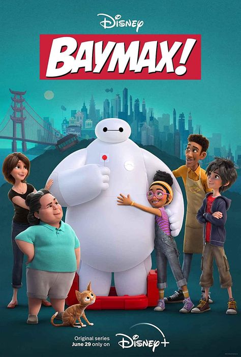 Baymax! (TV Series 2022– ) - IMDb Animated Movie Posters, Good Animated Movies, Maya Rudolph, Animation Disney, Marvel Animation, Film Anime, Film Disney, Disney Day, Walt Disney Animation Studios