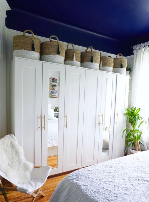 The Quick and Easy Ways To Make Your Rental Feel Like A Forever Home Ikea Brimnes Wardrobe, Brimnes Wardrobe, Ikea Wardrobe Hack, Ikea Brimnes, Ikea Wardrobe, Ikea Bedroom, Diy Wardrobe, Wardrobe Handles, Bedroom Wardrobe