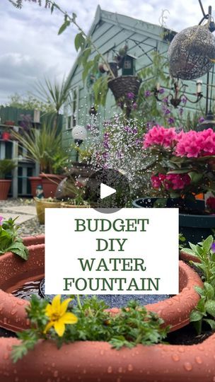 2.3K views · 24 reactions | DIY BUDGET WATER FOUNTAIN | ⭐️ DIY BUDGET WATER FOUNTAIN ⭐️ 

DIY water feature for under €40 using a @temu_uk LED Solar Water Pump and bedding plants from @aldi_ireland 🌺 Pots from... | By The DIYistFacebook Fountain Diy, Diy Water Feature, Diy Water Fountain, Solar Water Pump, Diy Fountain, Diy Budget, Diy Water, Solar Water, Bedding Plants