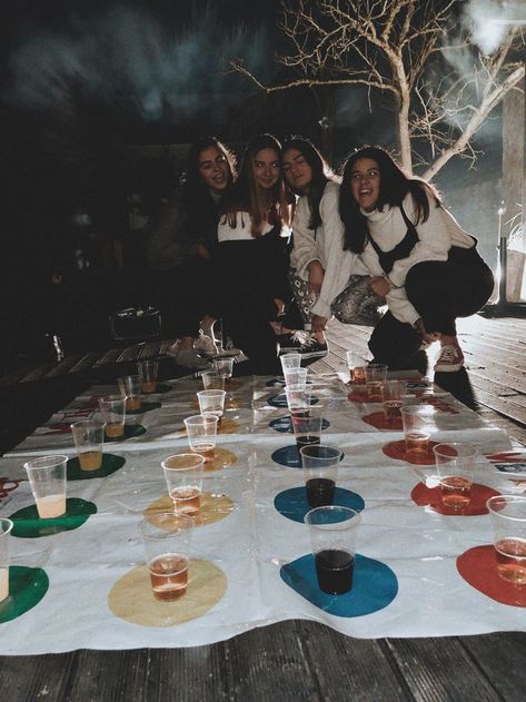 Twister Drinking Games, Drinking Games Aesthetic, Twister Party, Drunk Games, Twister Game, Teen Party Games, Drinking Games For Parties, Fun Drinking Games, A Group Of People