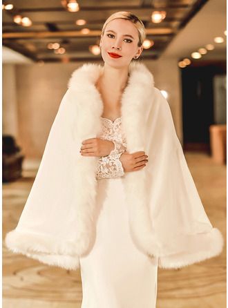 JJ's House Wraps (300064) | JJ's House Faux Fur Wedding Shawl, Fur Shawl Wedding, Faux Fur Wedding, Fendi Scarf, Faux Fur Shawl, Cape Wedding Dress, Faux Fur Wrap, Velvet Shawl, Floral Silk Scarf