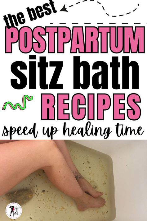 Massage Bars Diy, Sitz Bath Recipe, Sitz Bath Postpartum, Bath Recipes Diy, Diy Postpartum, Postpartum Wrap, After Baby Workout, Pregnancy Stretches, Sitz Bath