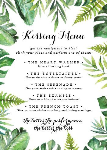 Kissing Menu, Menu Cards, Love And Marriage, Wedding Ceremony, Toast, Wedding Ideas, Kiss, Shop Now, Unique Designs