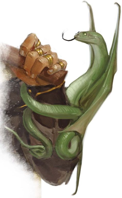 Psuedodragon Familiar Dnd, Flying Snake Dnd, Flying Snake Art, Snake Familiar Dnd, Tiny Dragon Art, Amphiptere Dragon, Dnd Snake, Snake Familiar, Flying Snake