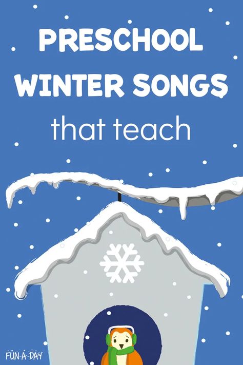 Music And Movement Preschool, Winter Songs For Preschool, Songs For Preschoolers, Snowman Songs, Movement Preschool, Songs For Preschool, Winter Lesson Plan, Winter Theme Preschool, Songs For Toddlers