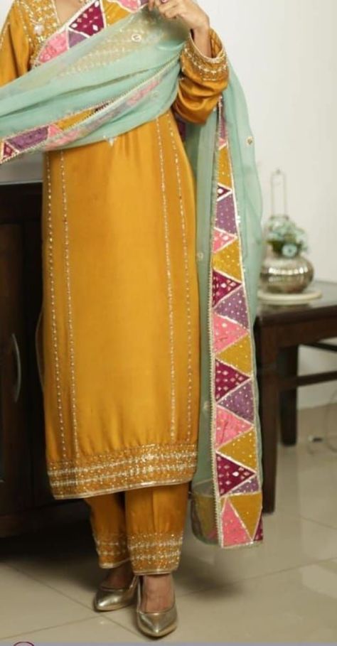 Stunning gorgeous party wear dresses Velvet Yellow Suit, Yellow Plazo Suit For Haldi, Yellow Embroidery Suit, Yellow Suit Design For Haldi, Yellow Suits Punjabi, Punjabi Suits Designer Boutique Punjabi Suits Designer Boutique Latest, Yellow Suit Indian, Yellow And Green Outfit, Yellow Punjabi Suit