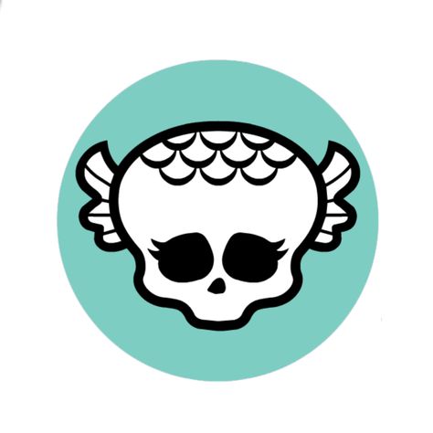 Monster High Skullette Wallpaper, Monster High App Icons, Monster High Widget Icons, Monster High Phone Icons, Lagoona Blue Icon, Lagoona Monster High, Lagoona Blue Aesthetic, Jacks Tattoo, Monster High Skullita