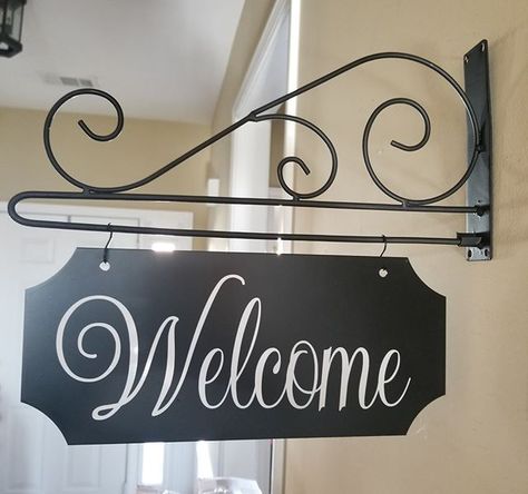 Current Best Seller! Great for the home OR office! Made for indoors or outdoors. https://ift.tt/2UT56Ac #BusinessSign #HouseSign #CustomSign Metal House Signs, Porch Wall, Wall Mount Bracket, Old Signs, Farmhouse Style Decorating, Metal Homes, Interior Doors, Business Signs, Sign Printing