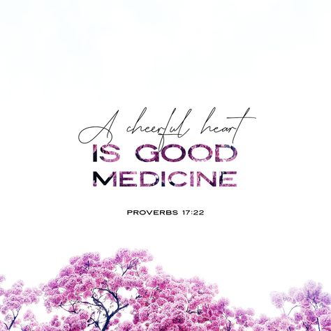 A happy mind is like good medicine. But when you are sad and lonely you will become ill. Proverbs 17 22, Broken Spirit, Joyful Heart, Youversion Bible, Amplified Bible, Bible Challenge, New American Standard Bible, Bible Reading Plan, Read Bible