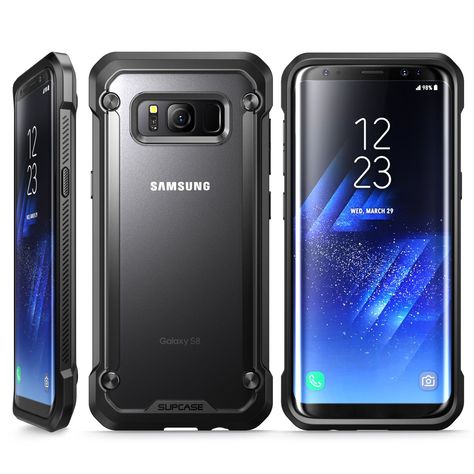 Samsung Galaxy S8 Case SUPCASE Unicorn Beetle Series Premium Hybrid Protective Frost Clear Case for Galaxy S8 2017 Release Retail Package Frost/Black -- Visit the image link more details. (This is an affiliate link) Clear Back, Amazon Coupons, S8 Plus, Desk Setup, Clear Case, Clear Cases, Case For Samsung, Slim Design, Hot Deals