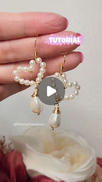 Earrings Tutorial, Heart Earring, Earring Designs, Handmade Heart, Earring Tutorial, Jewelry Making Tutorials, Time Flies, Story Highlights, Happy Saturday