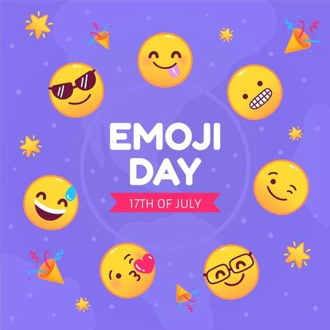 Cartoon world emoji day illustration Free Vector Emoji Day Poster, Emoji Day, World Emoji, World Emoji Day, Laughing Face, Day Illustration, Cartoon World, Funny Emoji, Vector Cartoon