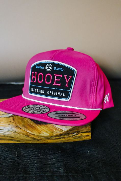 Get ready to add a pop of color to your wardrobe with our Pink Hooey Trucker Hat! Made with 5 panels for a comfortable fit, this hat is perfect for any outdoor adventure. Show off your style and protect yourself from the sun in one easy step. Gifts For Country Boys, Birthday Trucker Hats, Western Trucker Hats, Western Fits, Casual Country Outfits, Country Hats, Cowgirl Accessories, Western Gifts, Custom Trucker Hats