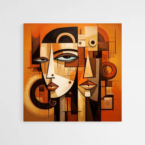 Cubism Art Modern, Cubism Painting, Cubism Abstract, Picasso Cubism, Abstract Cubism, Abstract Figure Art, Abstract Motif, Cubist Art, Polygon Art