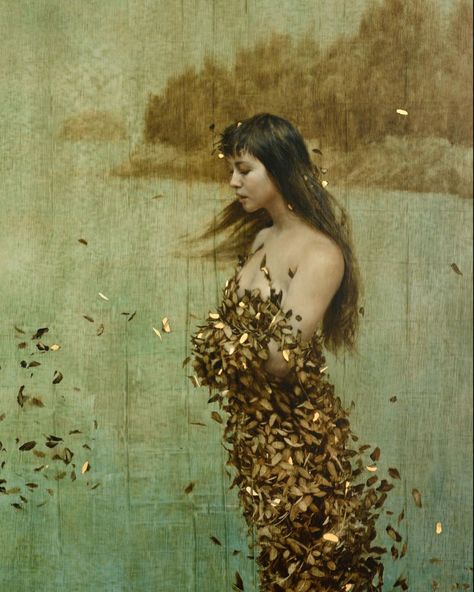 Brad Kunkle on Instagram: “‘Islands’ from my solo exhibition, The Gilded Wilderness, in 2012 @arcadiagallery • 31x51”, oil and gold leaf on linen. #gildedwilderness…” Nick Alm, Cesar Santos, Brad Kunkle, Surreal Photos, Pebble Art, American Artists, Figure Painting, Figurative Art, Natural World