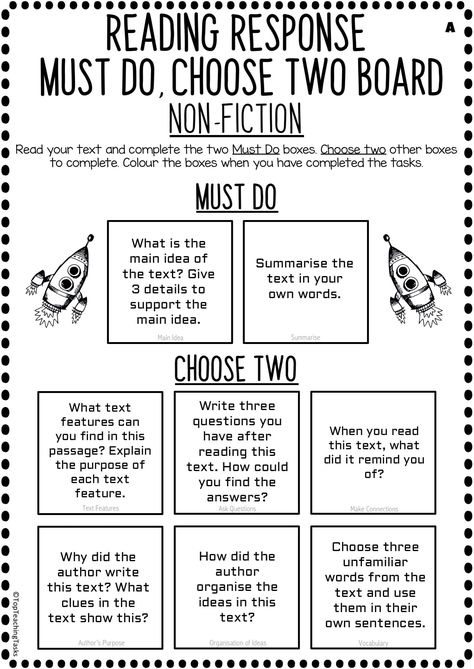 Reading Response Activities, 7th Grade Ela, 6th Grade Reading, 5th Grade Reading, Middle School Reading, 4th Grade Reading, 3rd Grade Reading, Teaching Ela, 2nd Grade Reading