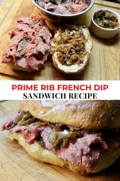 Prime Rib French Dip, Shaved Prime Rib Sandwich, Prime Rib Sandwich French Dip, Prime Dip Sandwiches, Prime Rib Sliders, Roast Beef French Dip, Prime Rib Sandwich, French Dip Recipes, Rib Sandwich