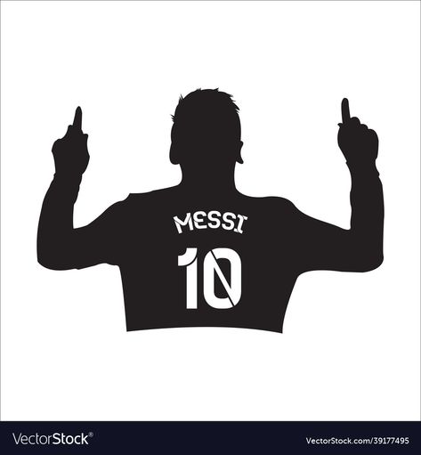 Messi Svg Free, Leo Messi Tattoo Ideas, Messi Stencil Art, Messi Art Drawing, Messi Vector Art, Lionel Messi Tattoo Ideas, Messi Tattoo Ideas, Messi Silhouette, Messi Tattoo