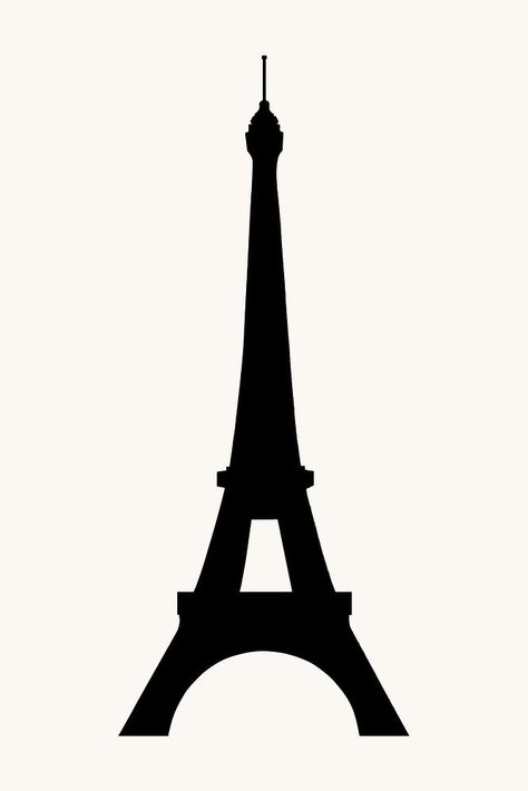 Eiffel Tower silhouette, popular tourist attraction in Paris vector | premium image by rawpixel.com / Porpla mana Lego Infographic, Eiffel Tower Vector, Paris Silhouette, Paris Vector, Eiffel Tower Silhouette, Eiffel Tower Illustration, Logo Paris, Tower Eiffel, Evening Eye Makeup