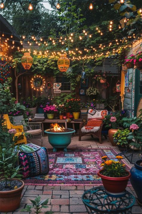 Small Garden Feature Ideas, Decorating Ideas For Garden, Small Patio Garden Ideas Budget, Garden Boho Ideas, Small Garden Yard Ideas, Rented Garden Ideas, Small Courtyard Garden Ideas Budget, Small Outdoor Spaces Patio, Small Garden Backyard Ideas