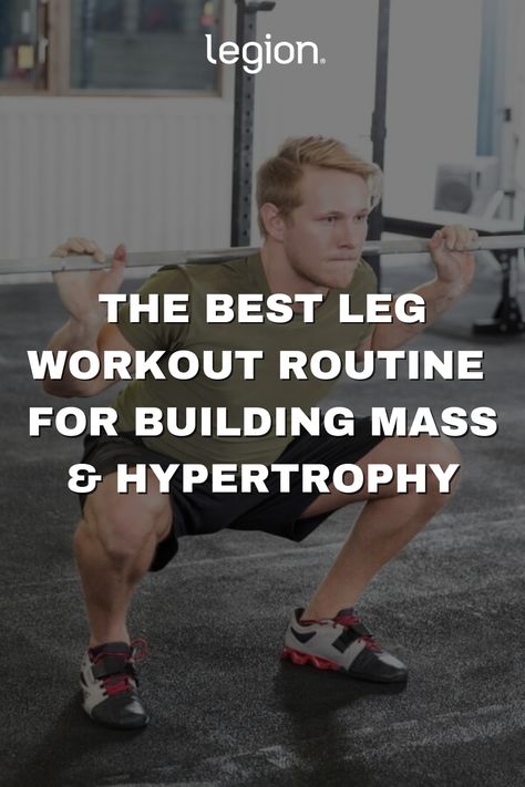 If you want strong, powerful legs, follow this workout routine. Featuring compound leg exercises for a full leg workout that builds mass and hypertrophy. https://bit.ly/2TKmn1S Leg Hypertrophy Workout, Hypertrophy Leg Workout, Grow Your Legs Workout, Legs Exercise Gym, Full Leg Workout Gym, Leg Building Workout, Beginner Leg Workout Gym, Leg Muscle Workout, Crossfit Leg Workout