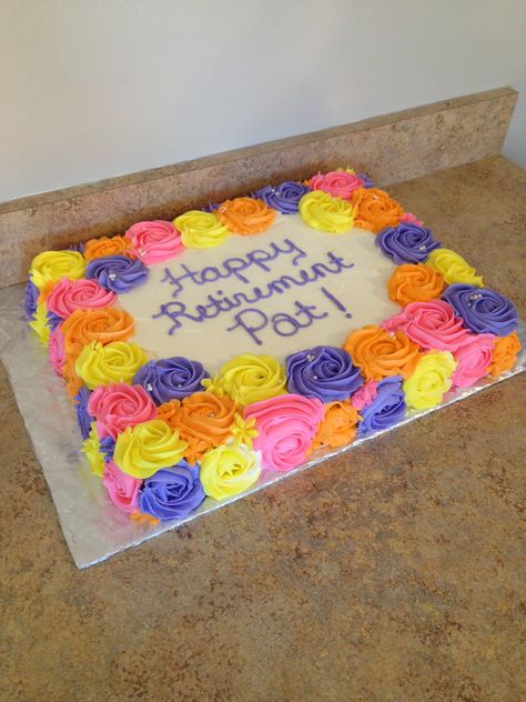 Happy 60th Birthday Woman, Cake For 21st Birthday, Birthday Sheet Cakes, Making Cakes, Happy 60th Birthday, Cakes For Women, Sheet Cakes, Cute Birthday Cakes, Cute Birthday