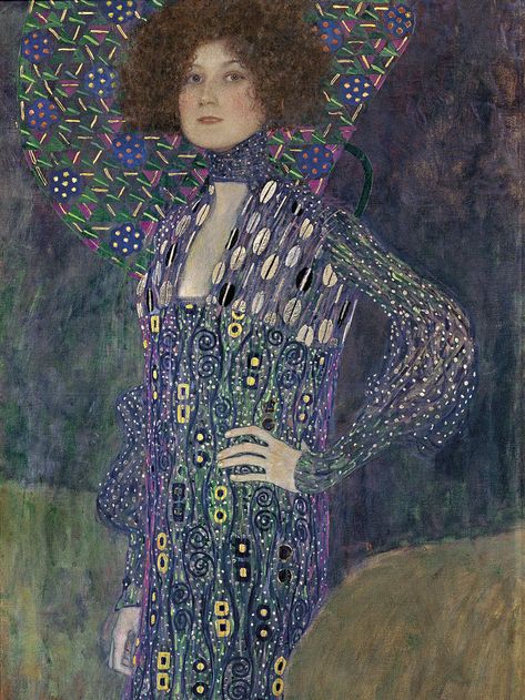 Portrait of Emilie Flöge | 1902 Art Klimt, Gustav Klimt Art, Klimt Paintings, Klimt Art, Egon Schiele, Art Masters, Gustav Klimt, Famous Artists, Art Reproductions