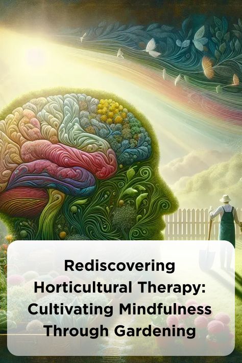 Rediscovering Horticultural Therapy: Cultivating Mindfulness Through Gardening Horticultural Therapy, Horticulture Therapy, Garden Activities, Executive Functioning Skills, Holistic Approach To Health, Mental Health And Wellbeing, School Garden, Environmental Health, Mental Health Support